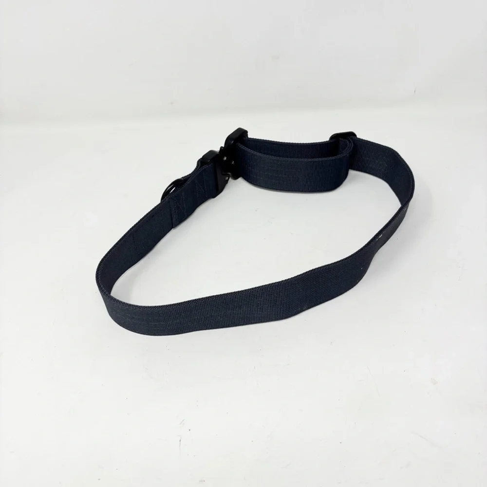 MADE TO ROAM Black New York Afterlight Explorer Classic DOG Collar Heavy Duty XL